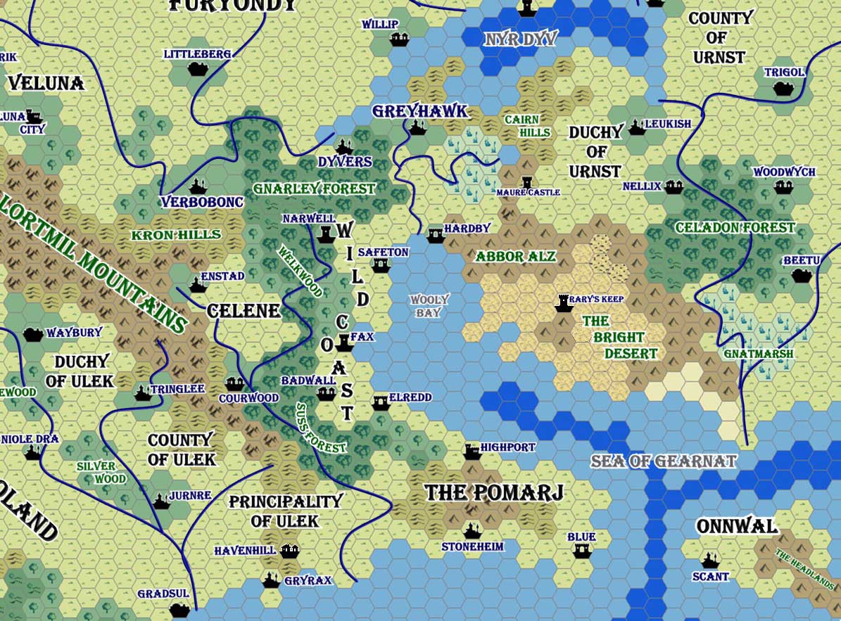 Map Of Oerth